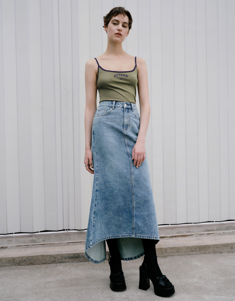 Letters Cropped Tank Top