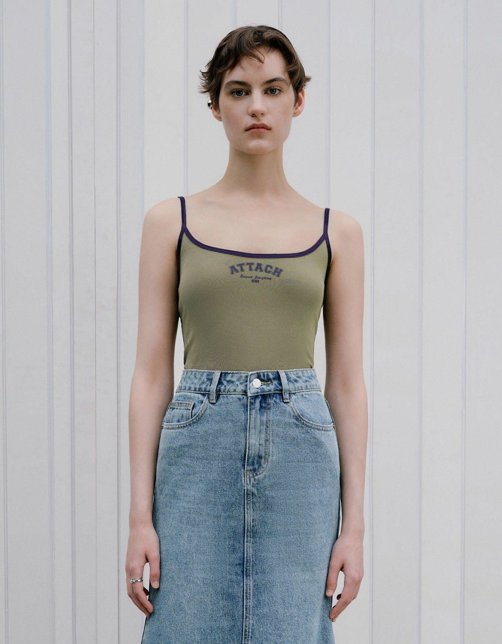 Letters Cropped Tank Top