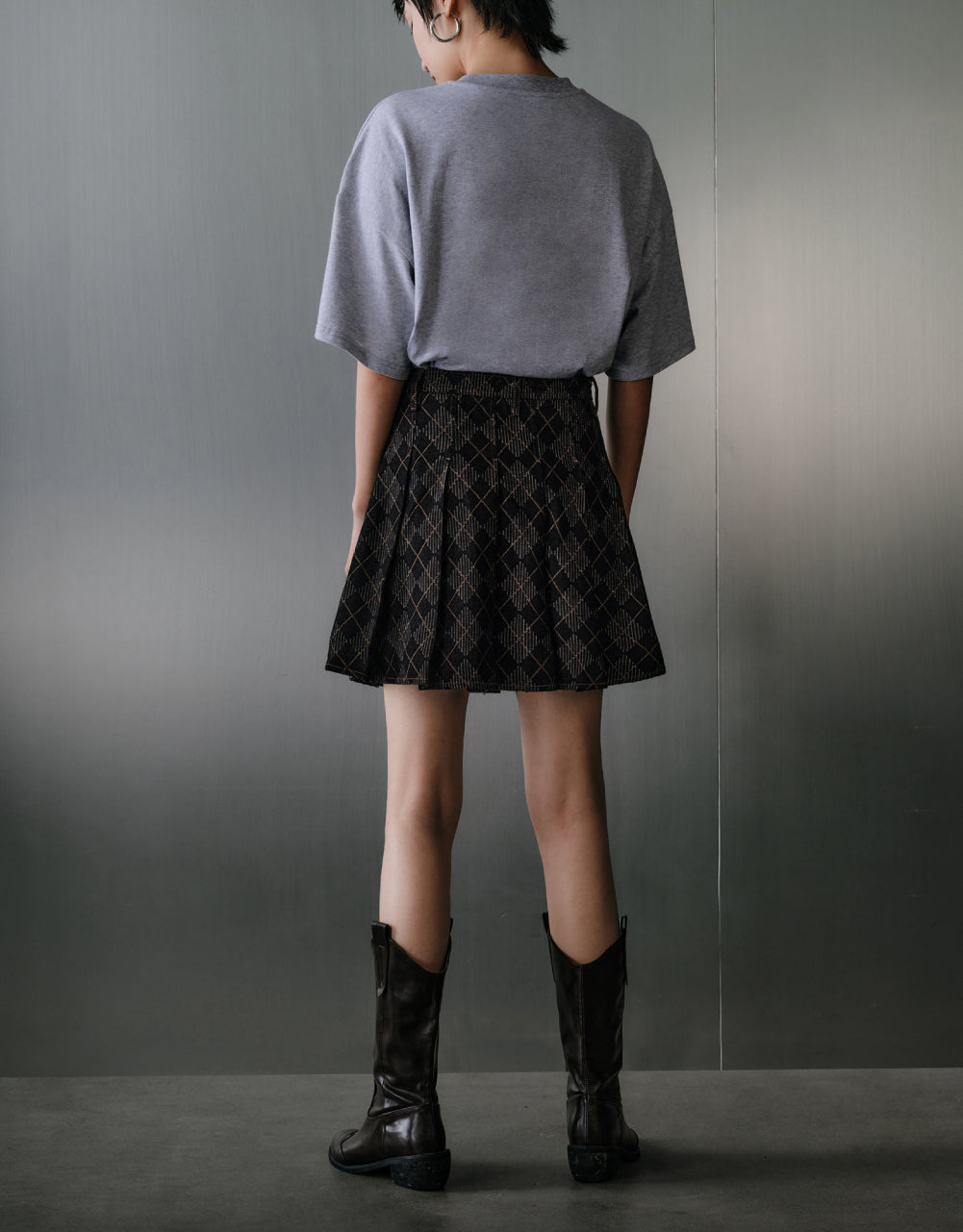 Cat Printed Straight T-Shirt