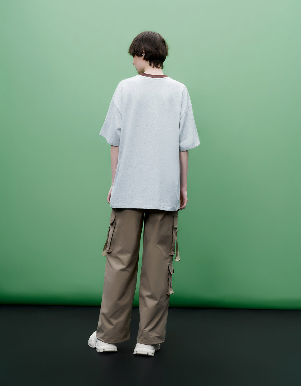 Cat Printed Crew Neck T-Shirt