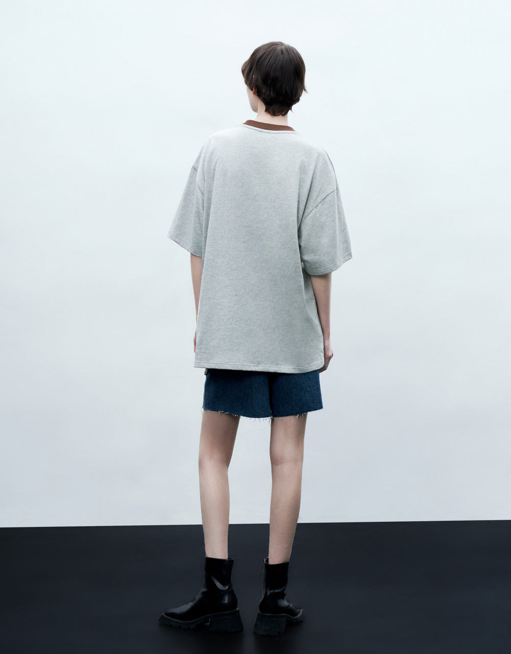 Cat Printed Crew Neck T-Shirt