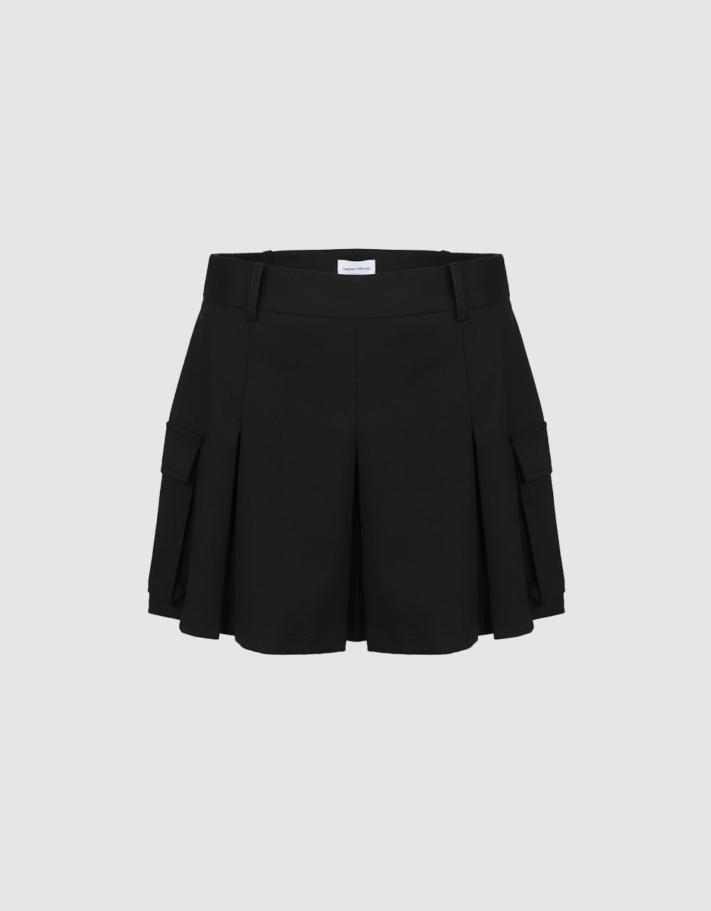Pleated A-Line Skirt