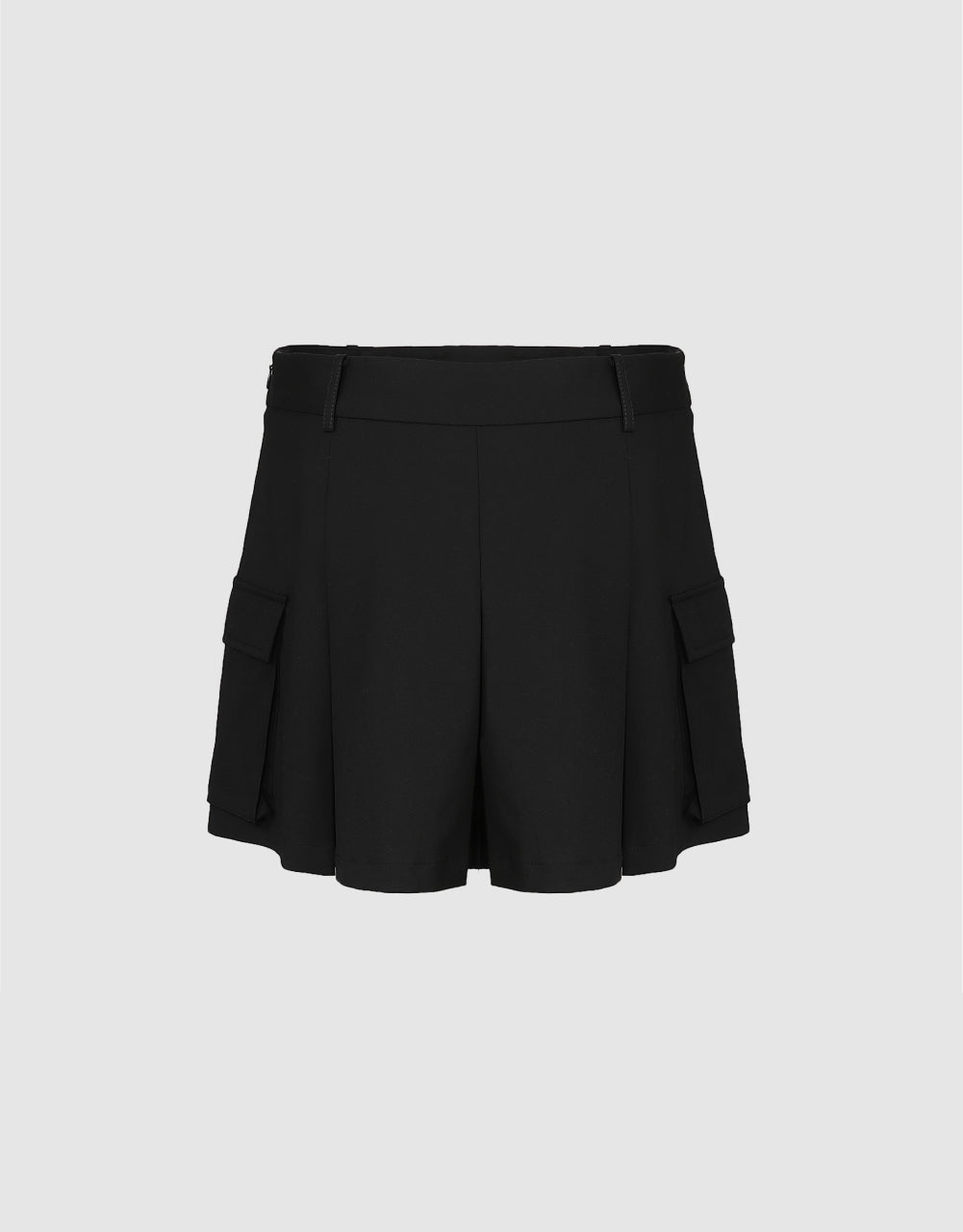 Pleated A-Line Skirt