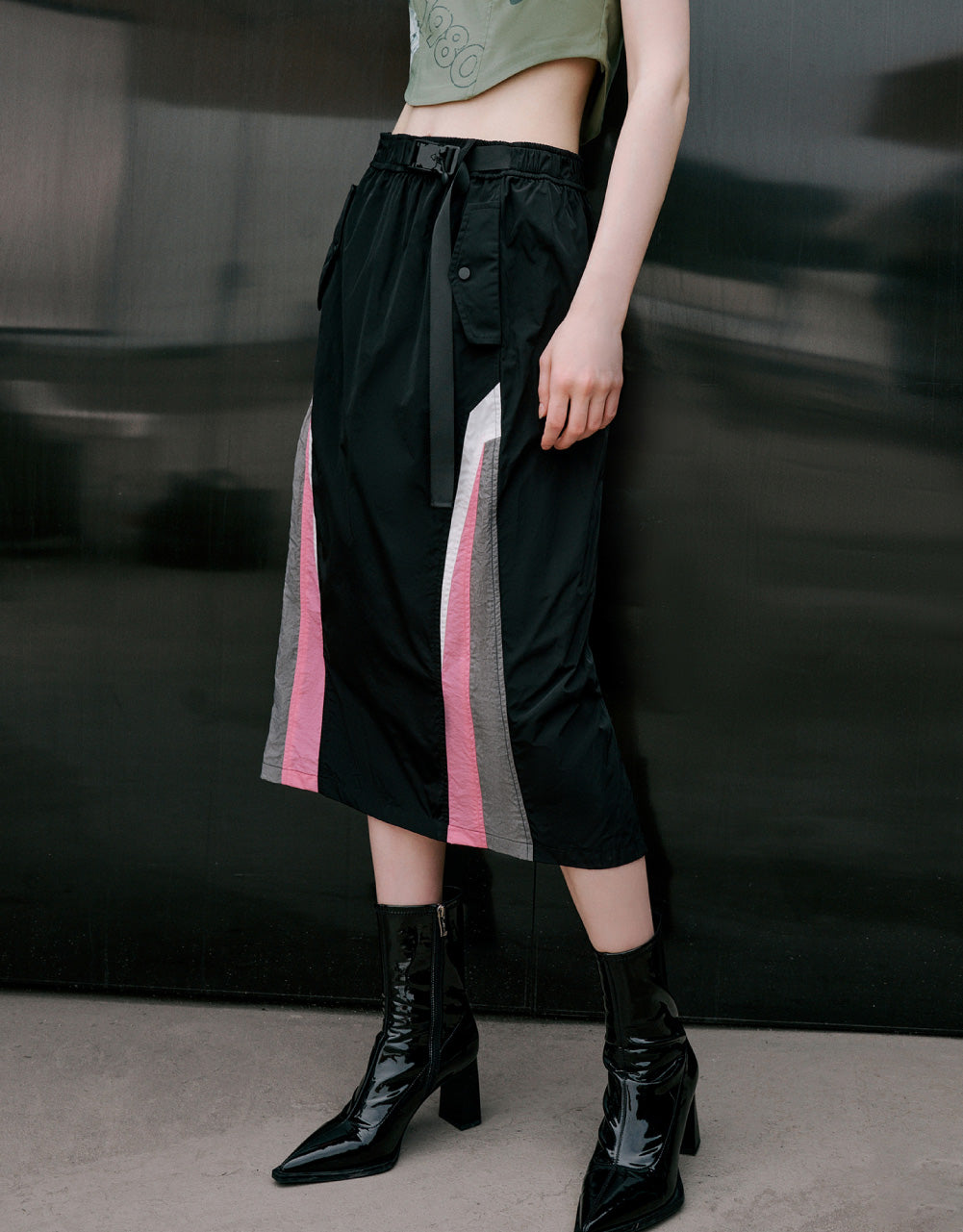 Midi Balloon Skirt