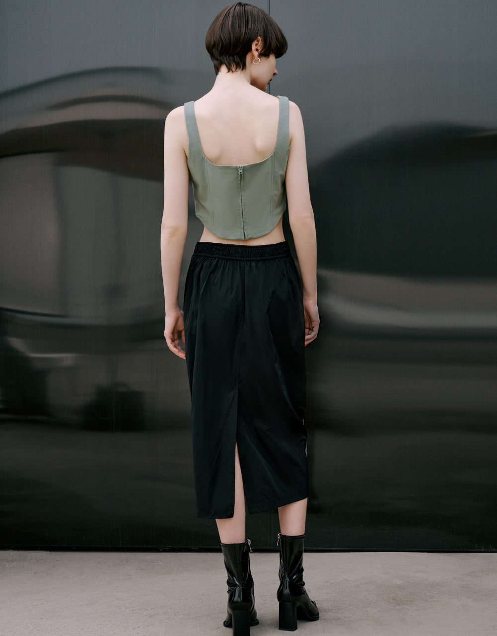Midi Balloon Skirt
