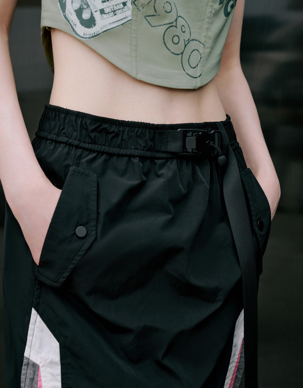 Midi Balloon Skirt