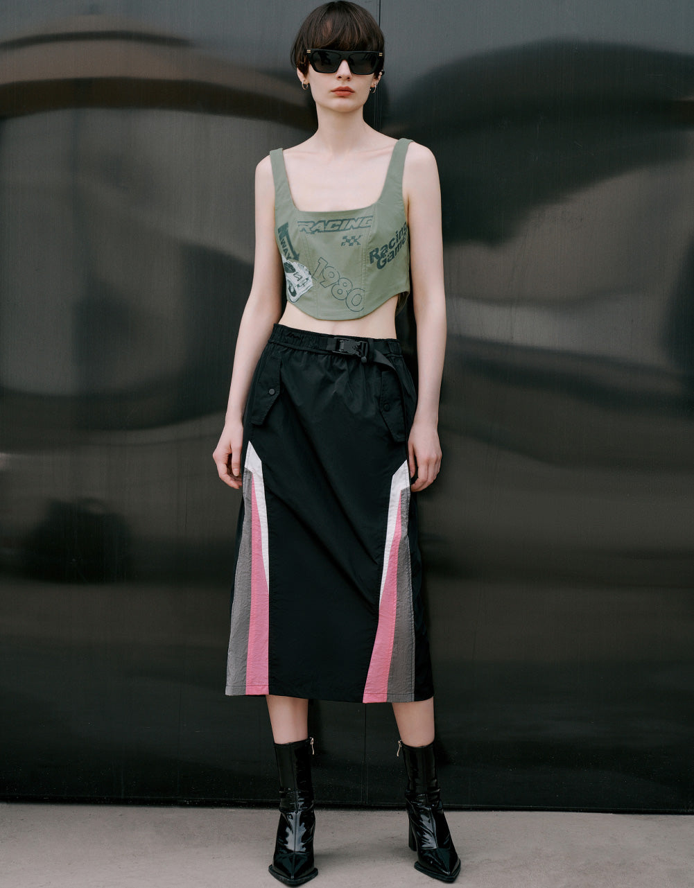 Midi Balloon Skirt