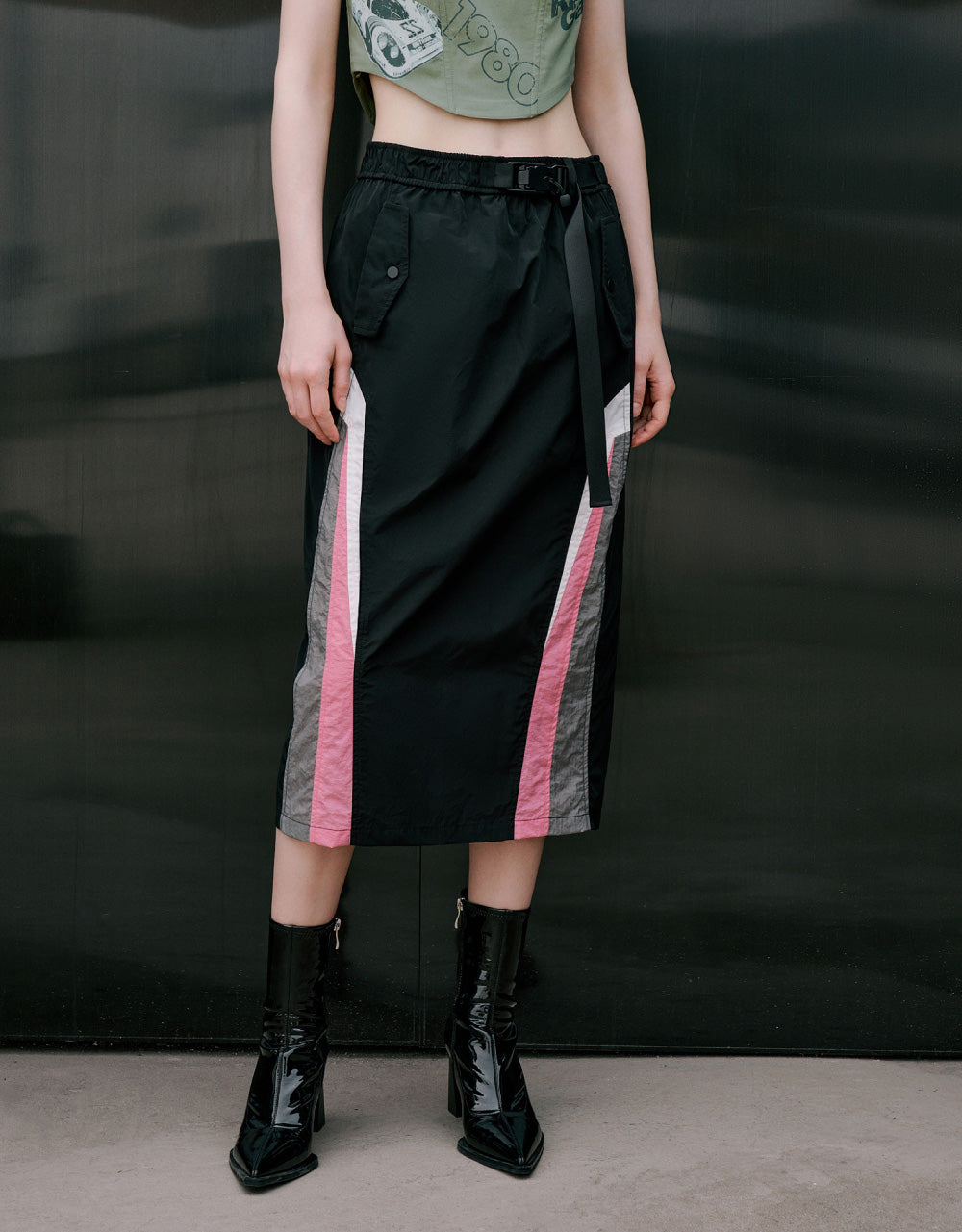Midi Balloon Skirt