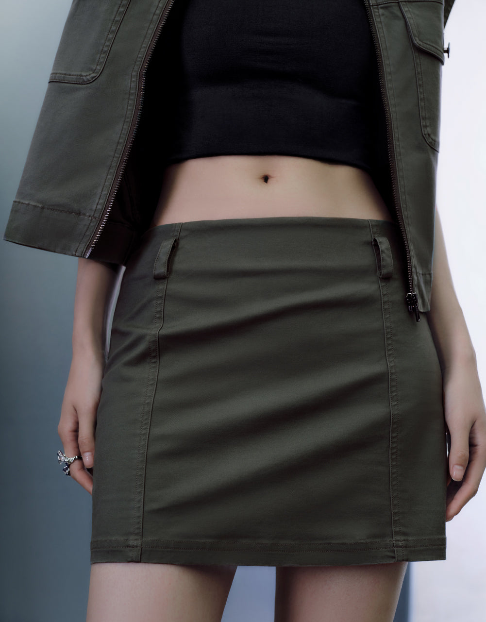 Mini Straight Skirt
