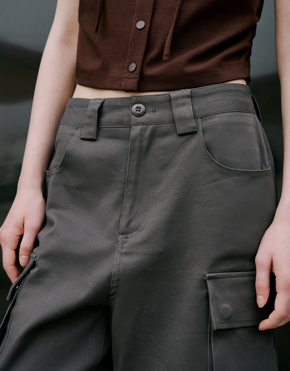 Woven Wide-Leg Pants