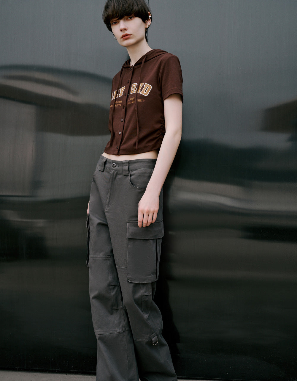 Woven Wide-Leg Pants