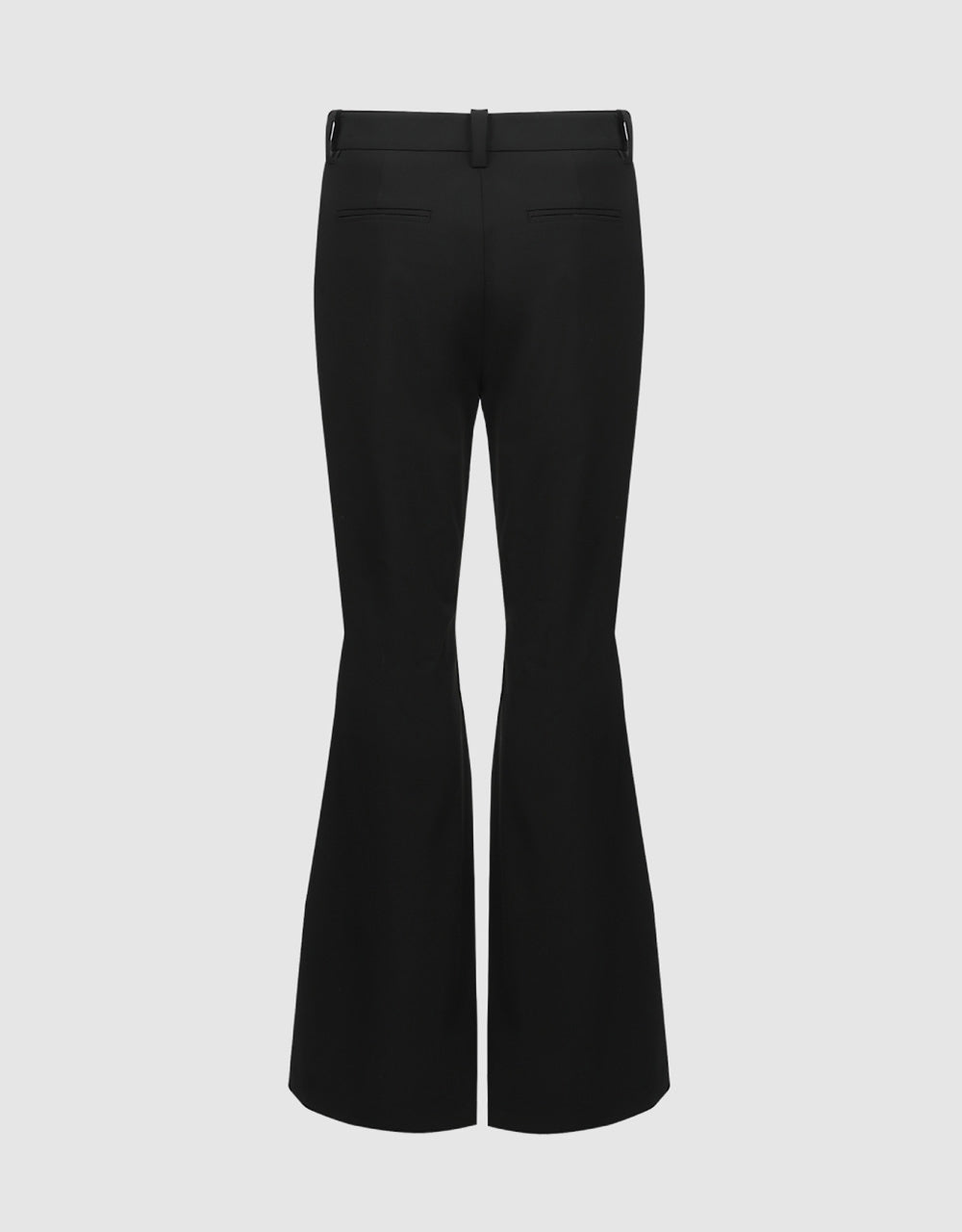 Mid-Waist Woven Flare Pants