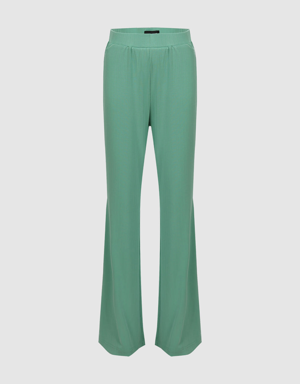 Knitted Extra Long Flare Pants
