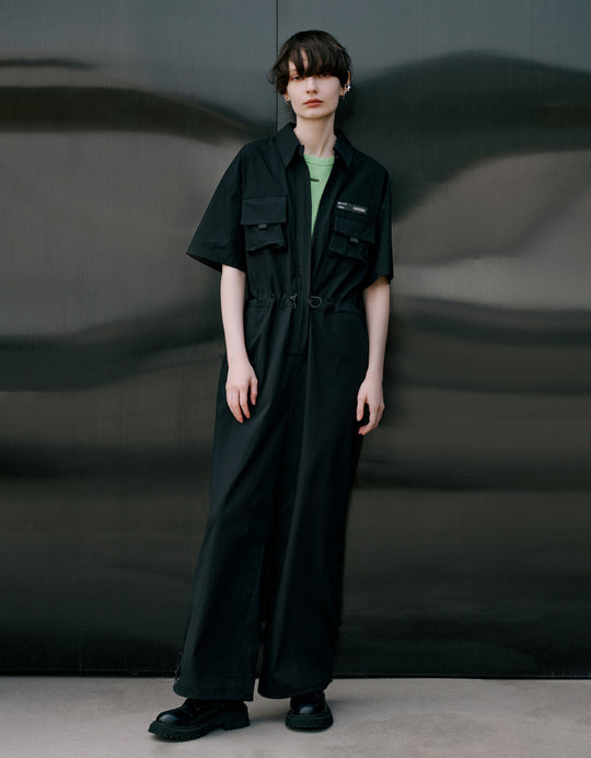 Drawstring Waist Jumpsuits