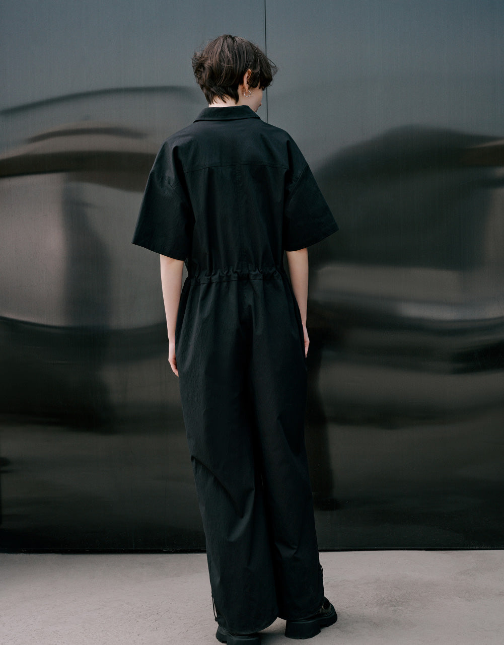 Drawstring Waist Jumpsuits