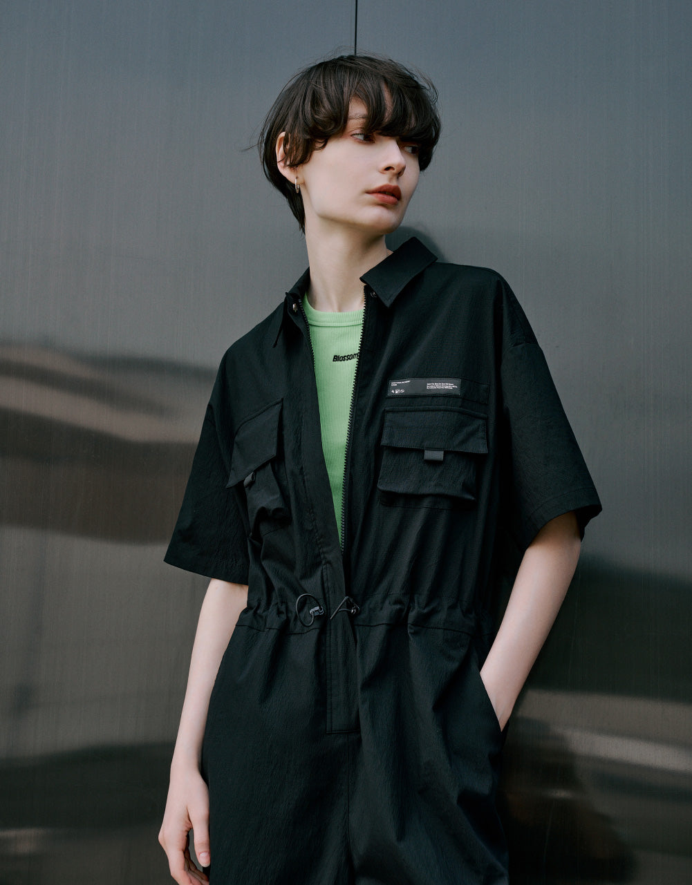Drawstring Waist Jumpsuits
