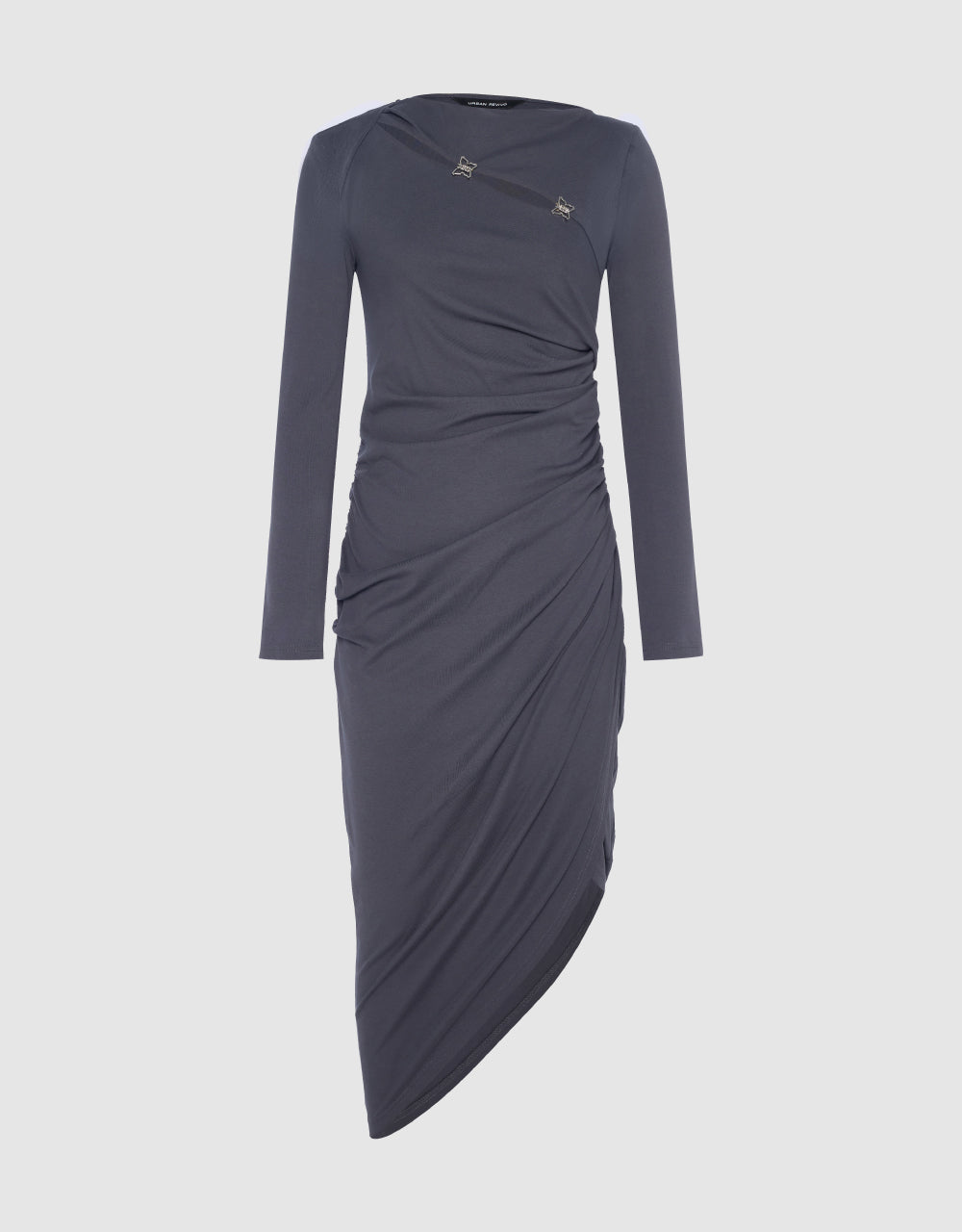 Butterfly Buckle Wrap Dress