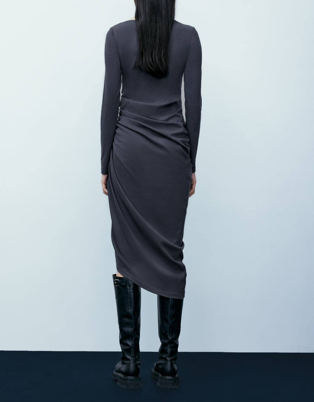 Butterfly Buckle Wrap Dress