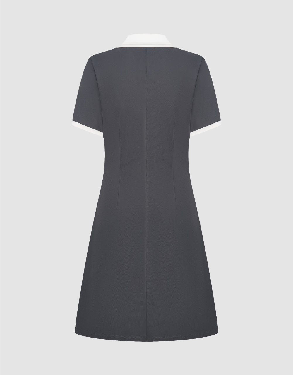 Letter Printed Polo Dress
