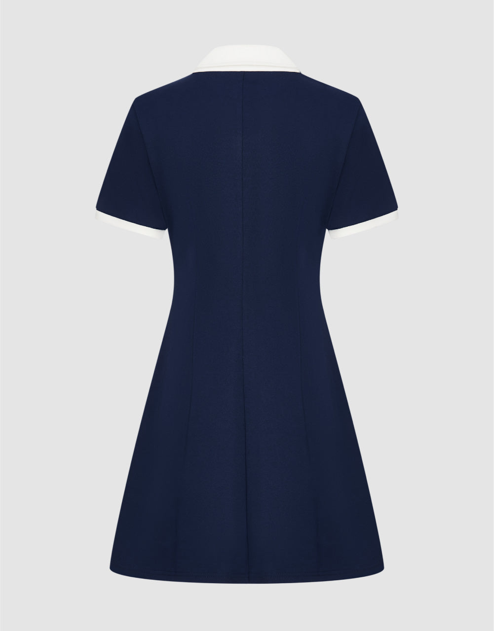 Letter Printed Polo Dress