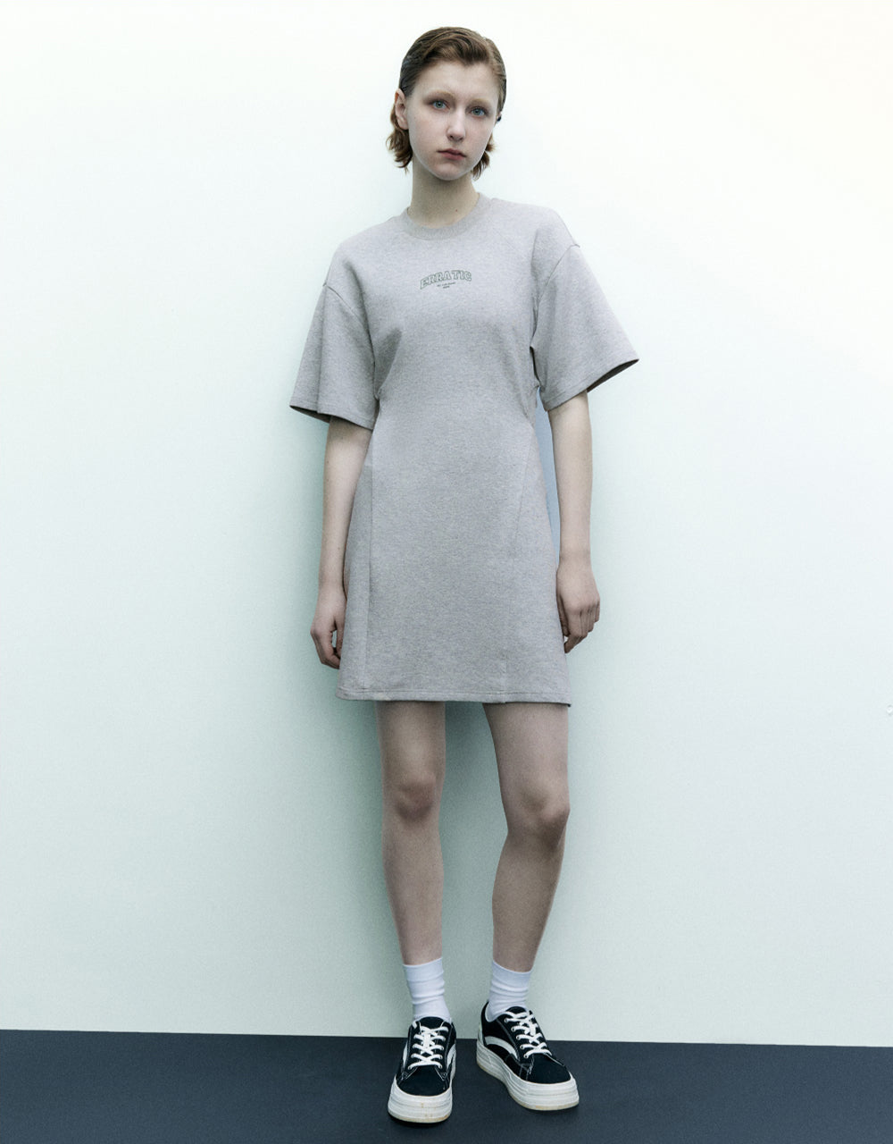 Racer Straight Knitted Dress
