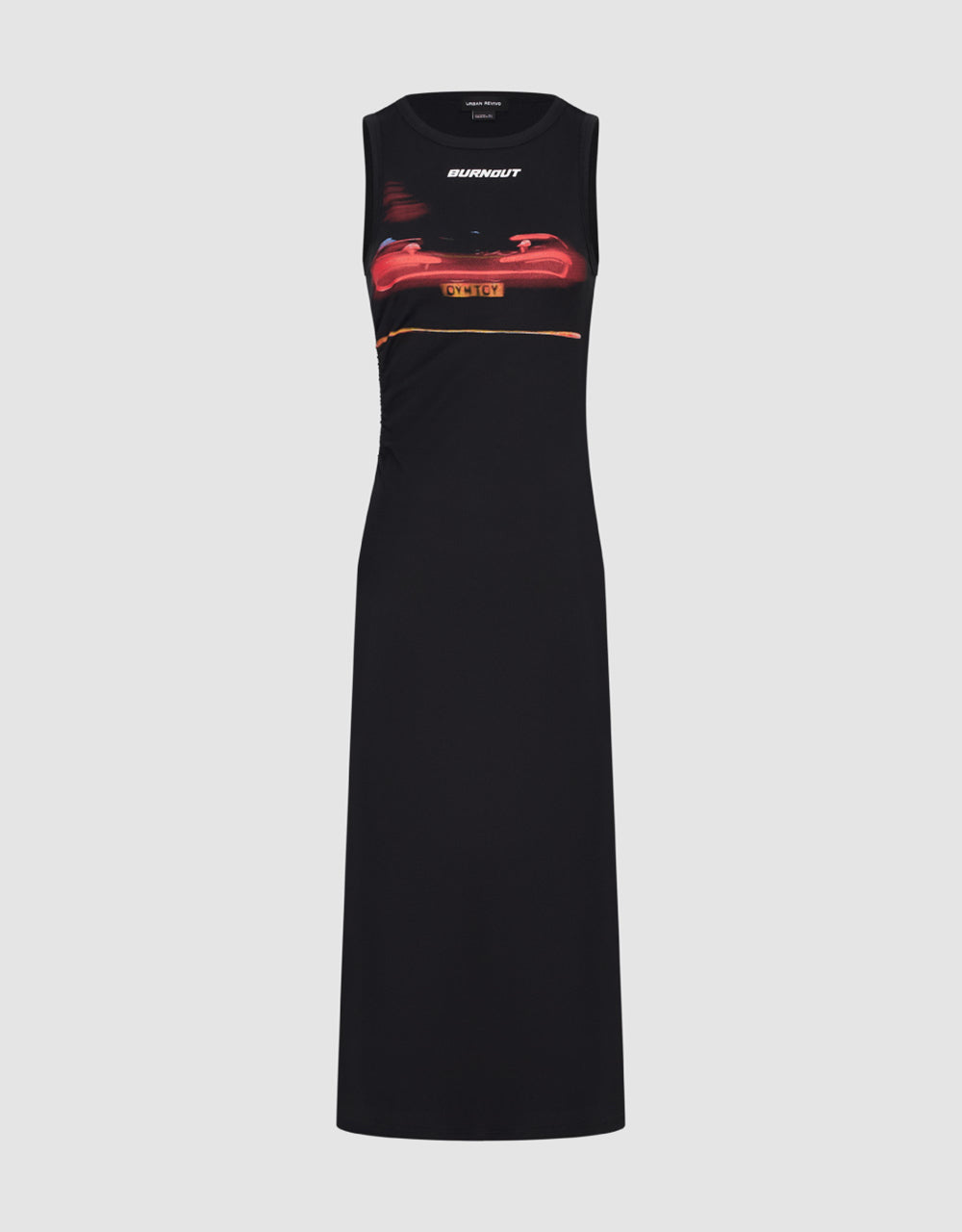Racer Sleeveless Skinny-Fit Dress