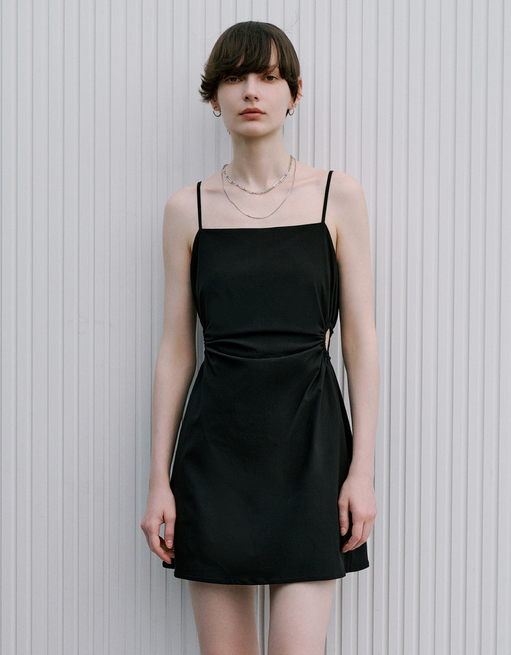 Sleeveless Cut-Out Skinny Dress