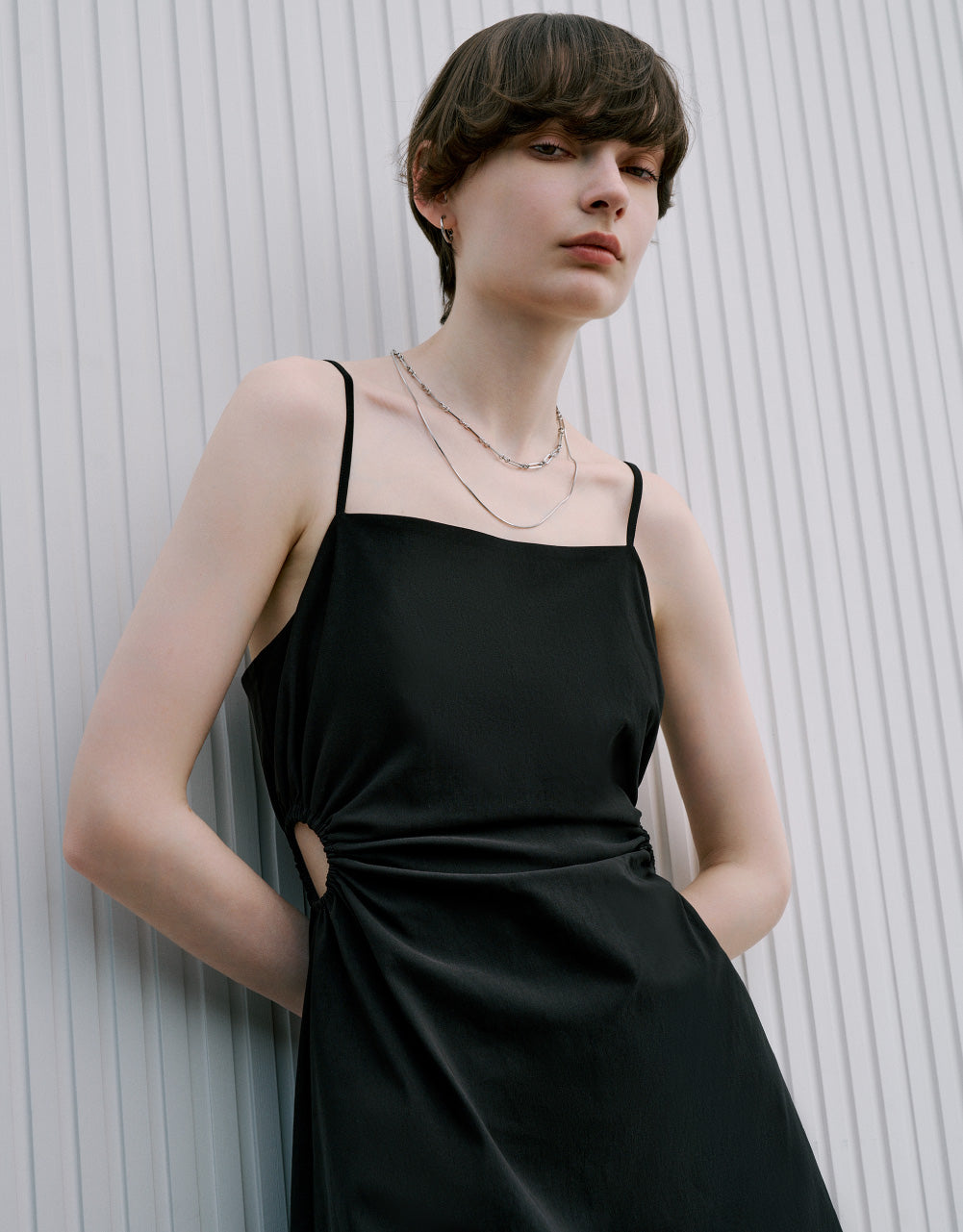 Sleeveless Cut-Out Skinny Dress