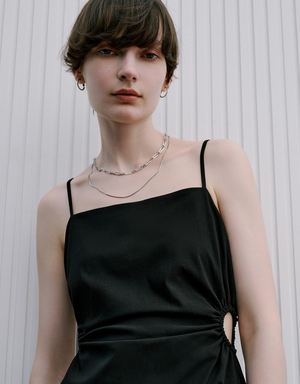 Sleeveless Cut-Out Skinny Dress