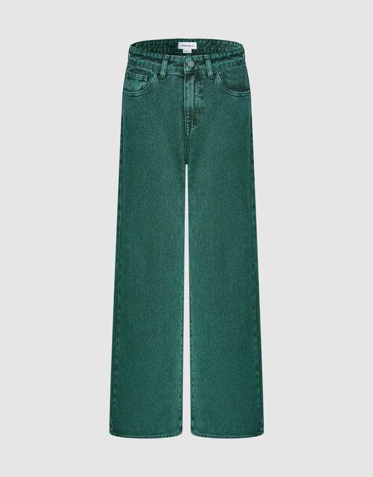 Mid-Waist Wide-Leg Jeans