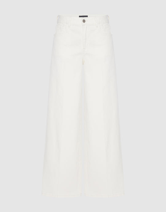 Mid-Waist Wide-Leg Jeans