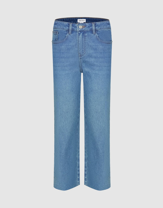 Mid-Waist Cropped Jeans