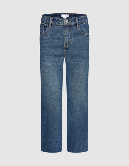 Mid-Waist Cropped Jeans