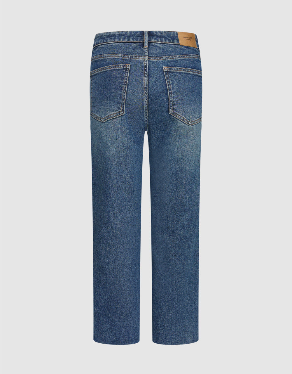 Mid-Waist Cropped Jeans