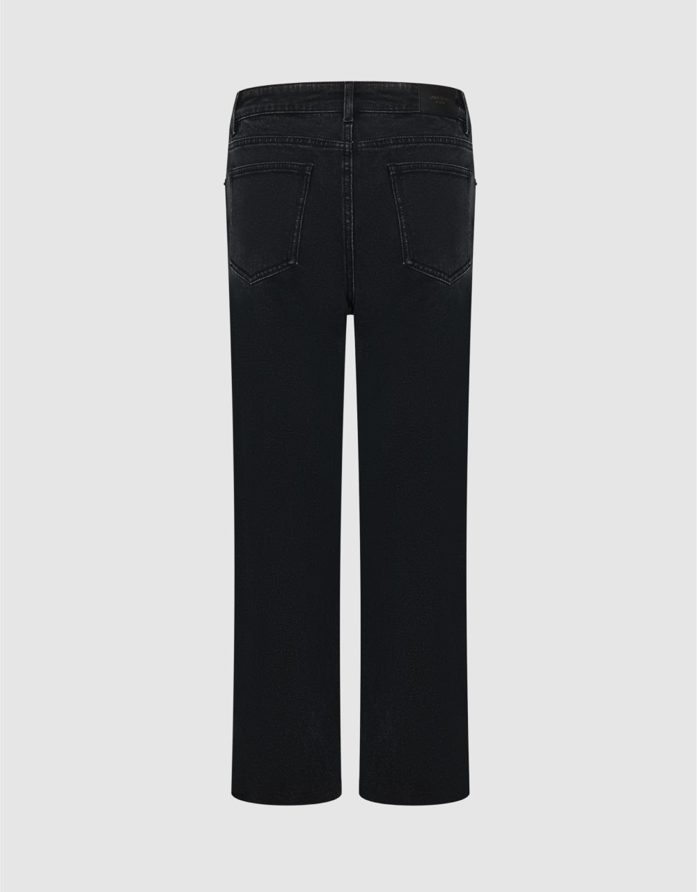 Raw Hem Straight Jeans