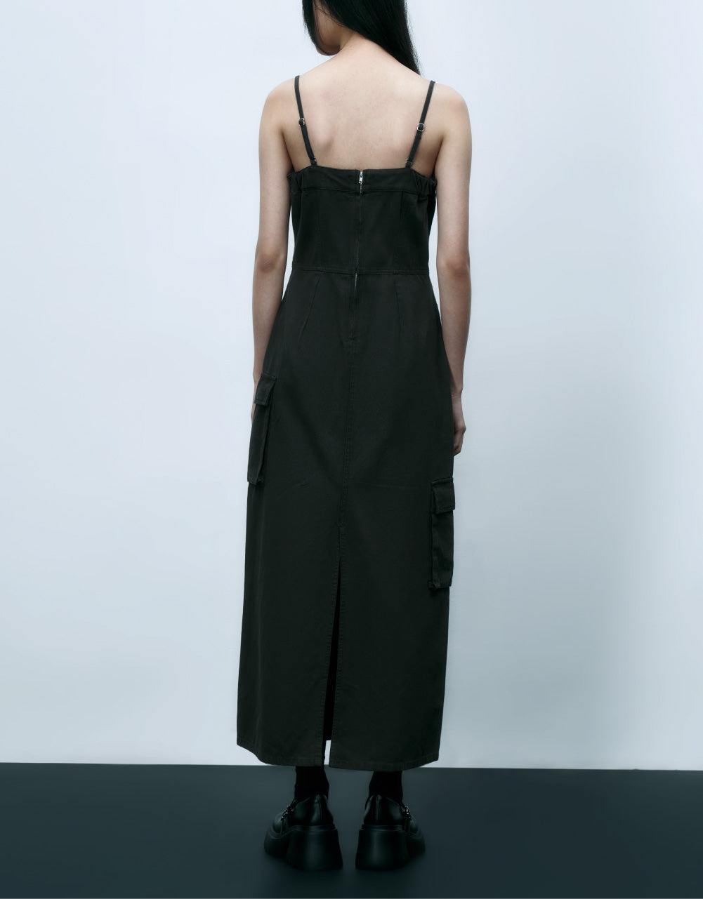 Utilities Sleevless U Neck Denim Dress