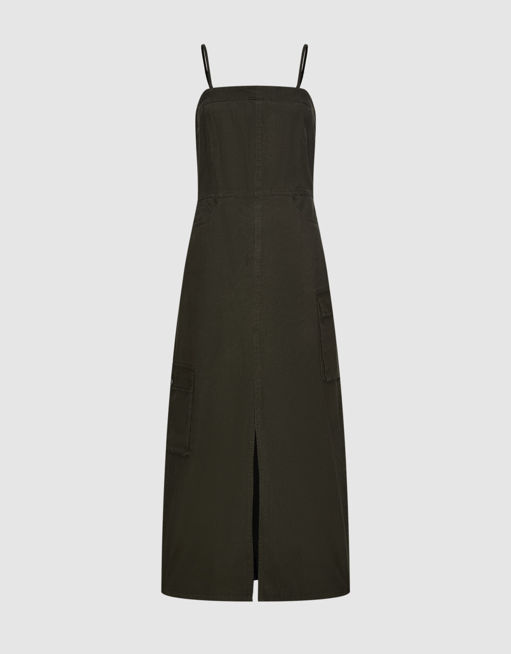 Utilities Sleevless U Neck Denim Dress
