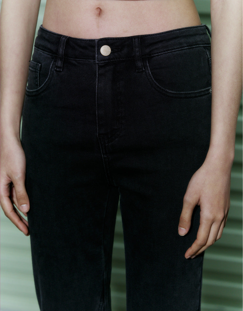 Mid-Waist Flare Jeans