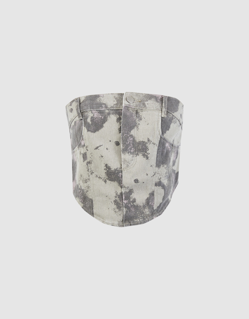 Camouflage Tube Denim Shirt
