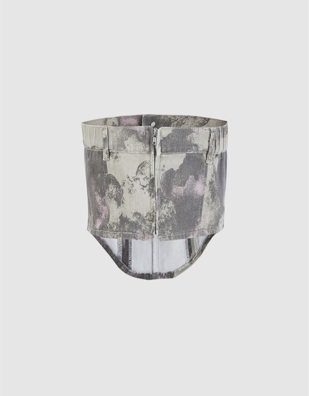 Camouflage Tube Denim Shirt