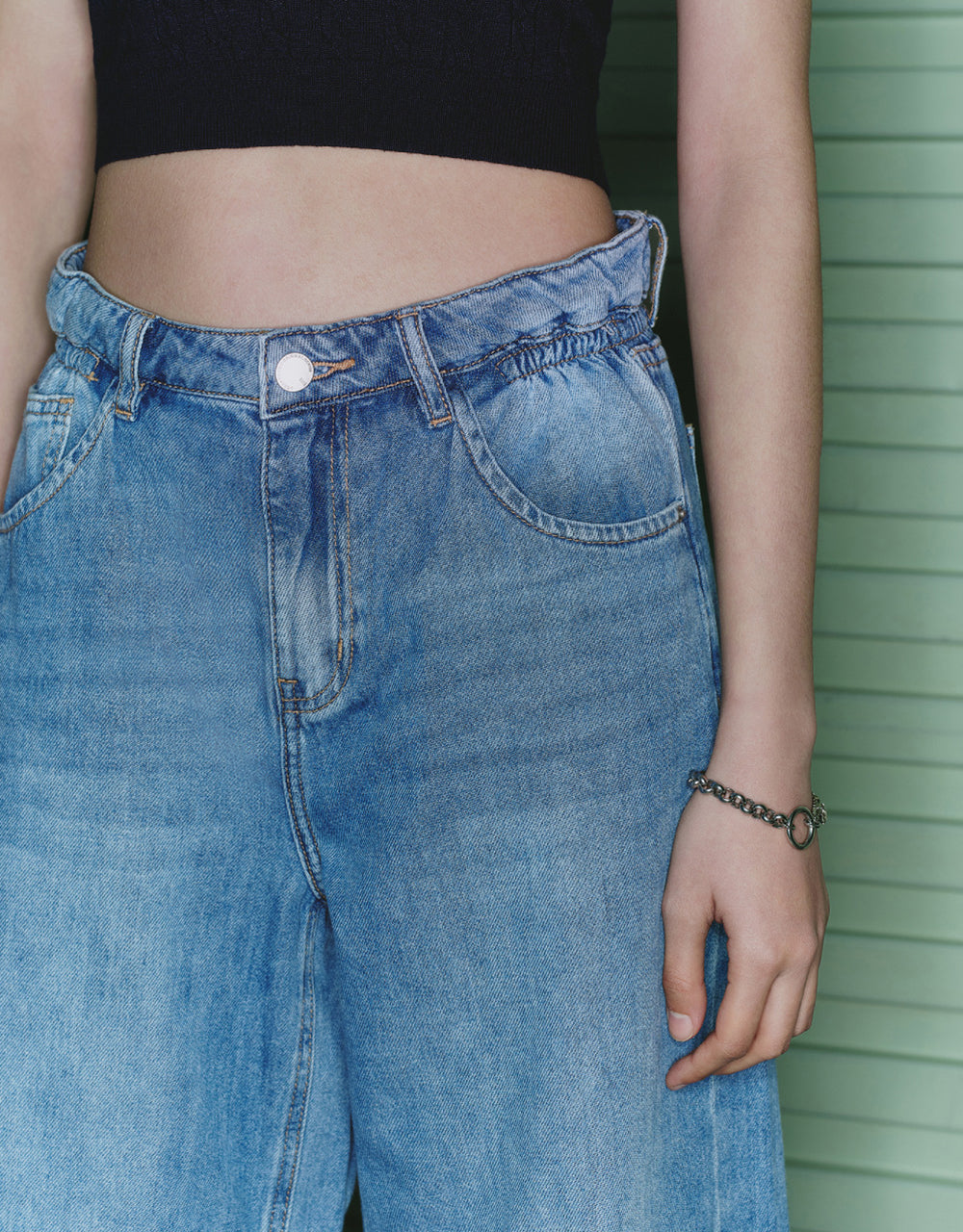 Split Hem Jeans