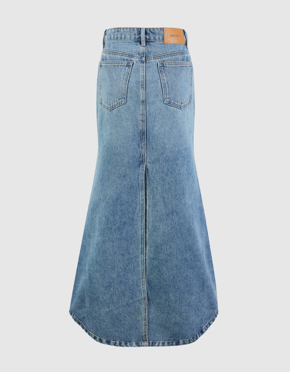 Split Midi Fishtail Skirt