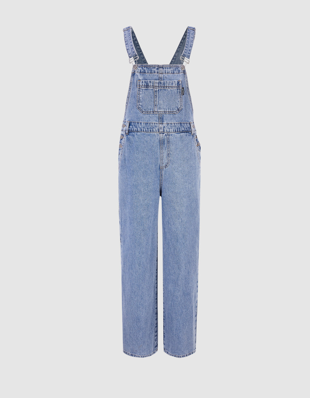 Loose Denim Overalls