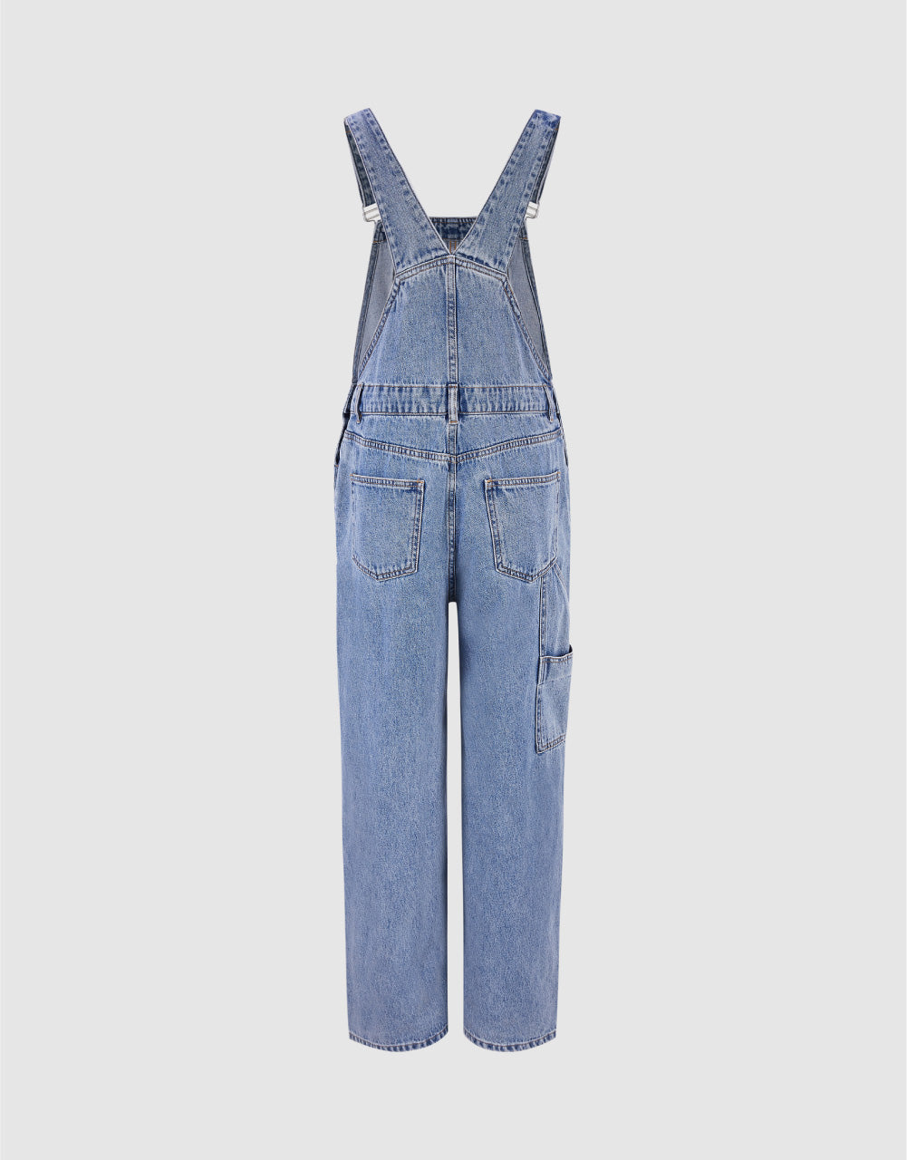 Loose Denim Overalls