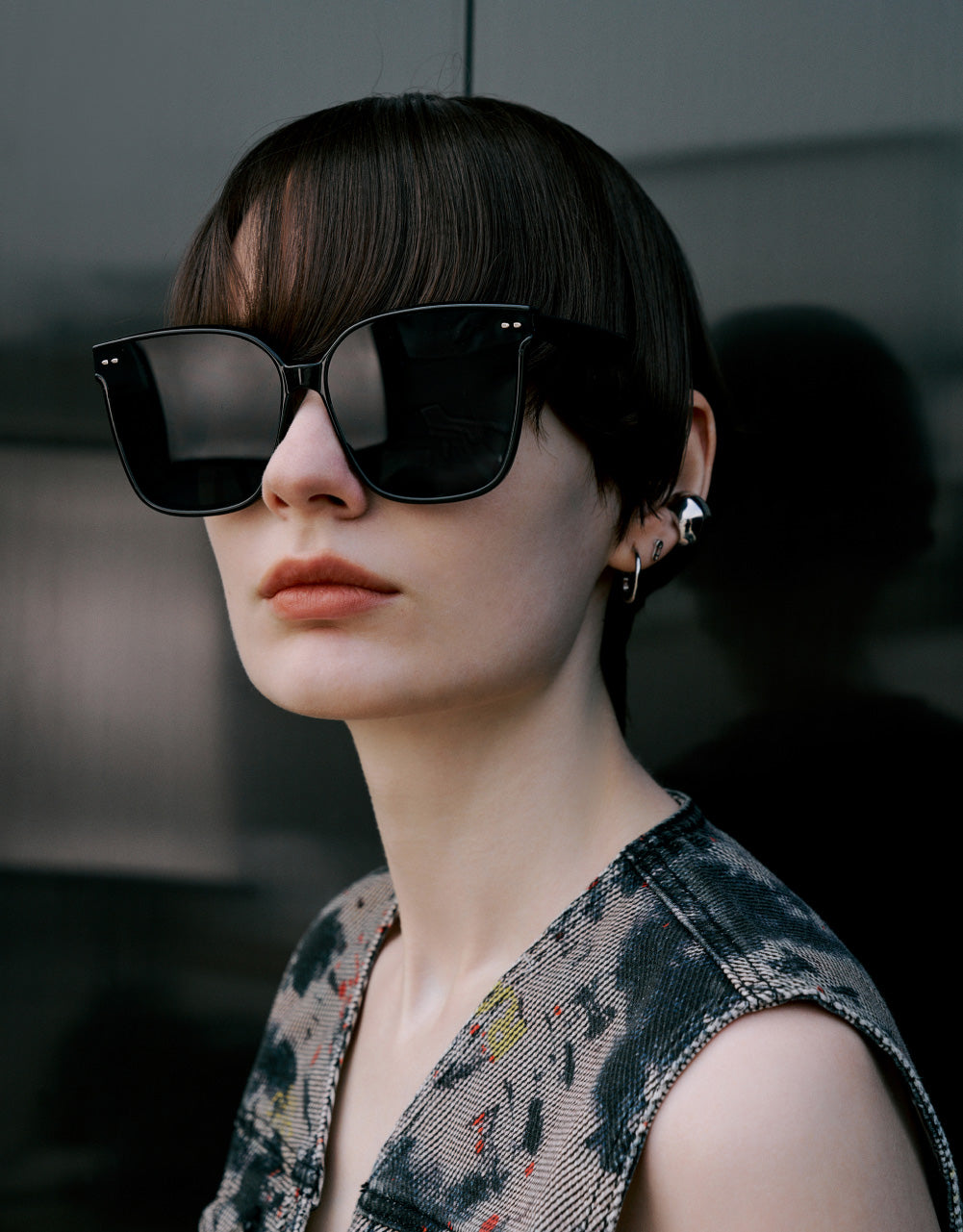 Camouflage Denim Vest