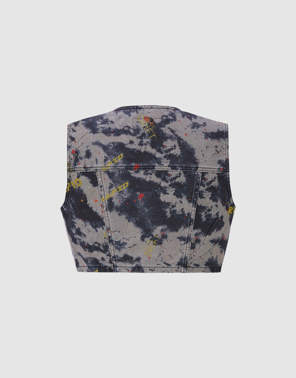 Camouflage Denim Vest