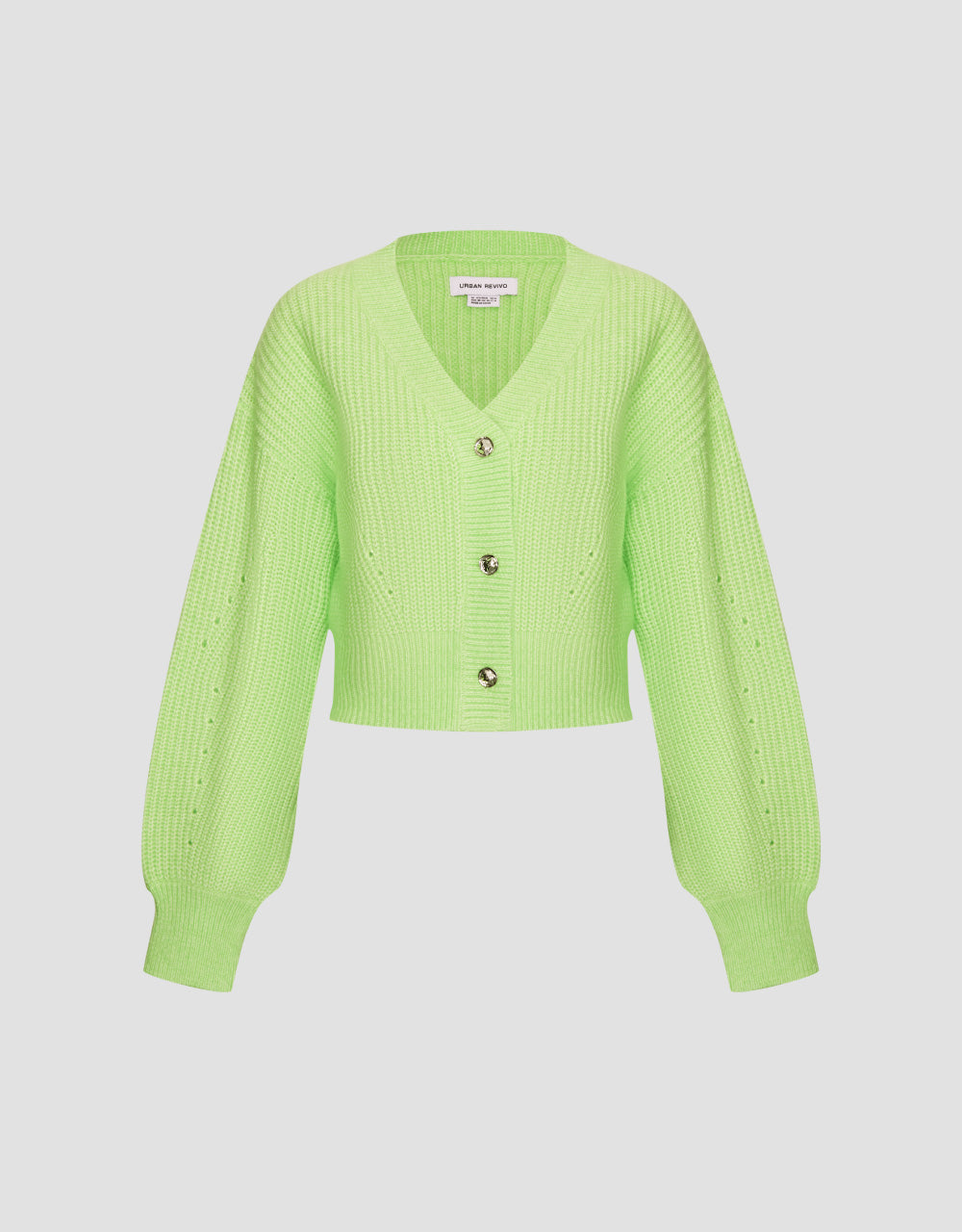 V-Neck Knit Cardigan