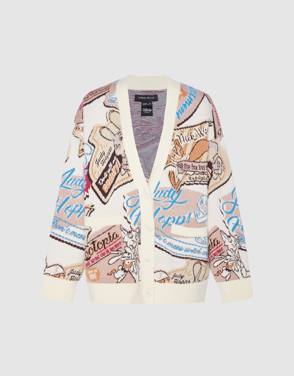 Zootopia Characters Printed Cardigan