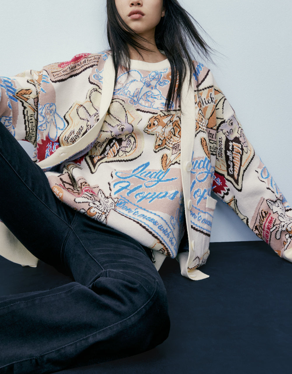 Zootopia Characters Printed Cardigan