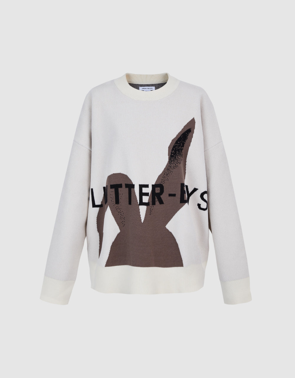 Print Knit Sweatshirt